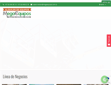 Tablet Screenshot of megaequipos.com.co